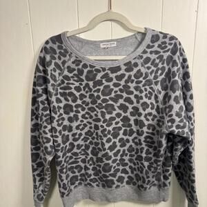 Grayson Threads gray leopard print sweatshirt #leopardprint #crewneck #casual